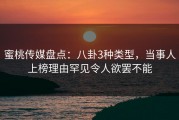蜜桃传媒盘点：八卦3种类型，当事人上榜理由罕见令人欲罢不能