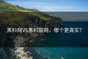 黑料网VS黑料官网，哪个更真实？