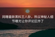 网曝最新黑料王八卦，热议神秘人细节曝光让你评论区炸了