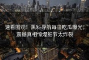 速看围观！黑料导航每日吃瓜曝光，震撼真相惊爆细节太炸裂
